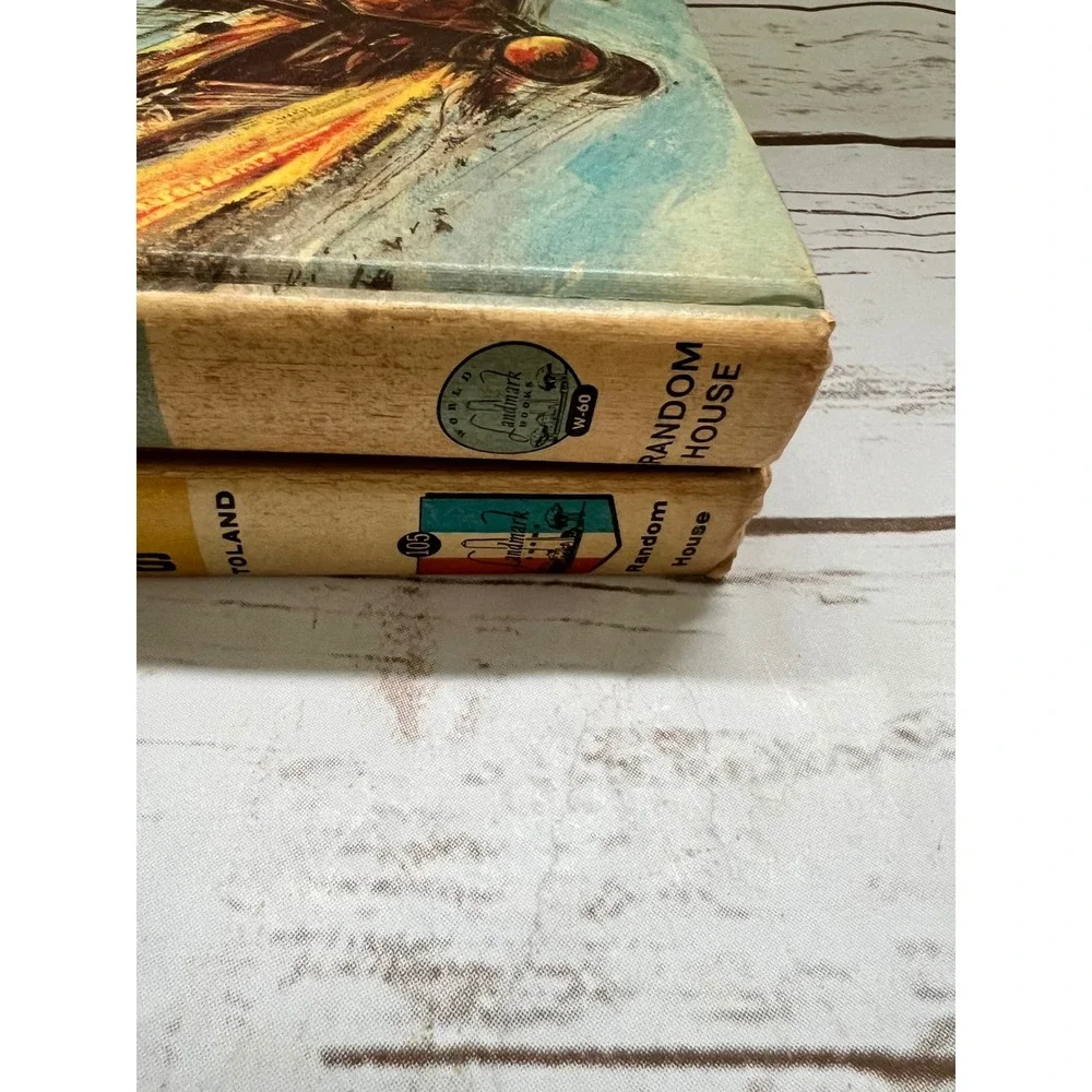 Random House Landmark Books The Flying Tigers & Flying Aces of WWI Set 2 HC